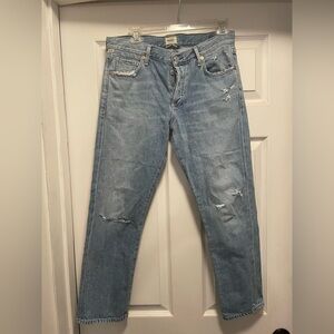 Citizens Of Humanity Light Blue Straight Jeans